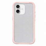 Silicone Frame Bumper Frosted Back Panel Phone Case, For iPhone 16