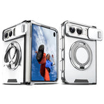 Sliding Camshield Ring Holder Phone Case, For iPhone Duo