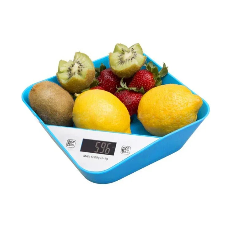 Balance électronique de cuisine LED en forme de bol 5000g x 1g