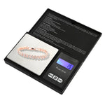 Balance électronique portable MH-8015 de haute précision pour bijoux en diamant et or (0,01g~100g), sans piles, MH-8015 100g