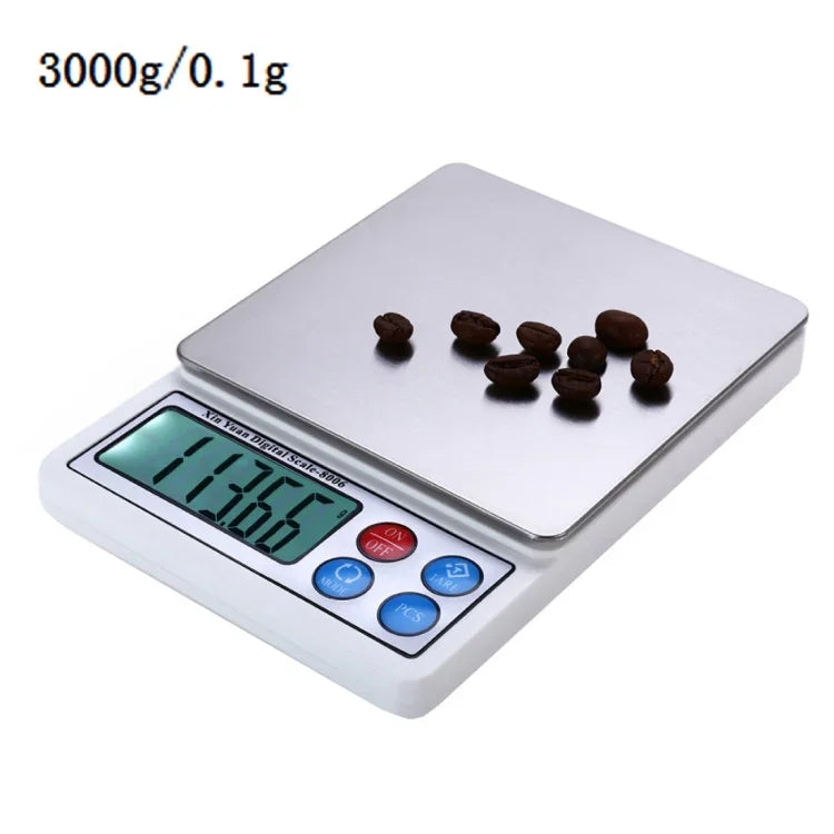 XY-8006 Écran 2,2 pouces Balance électronique de haute précision (0,1g~3000g), Piles non incluses, 3000g/0,01g