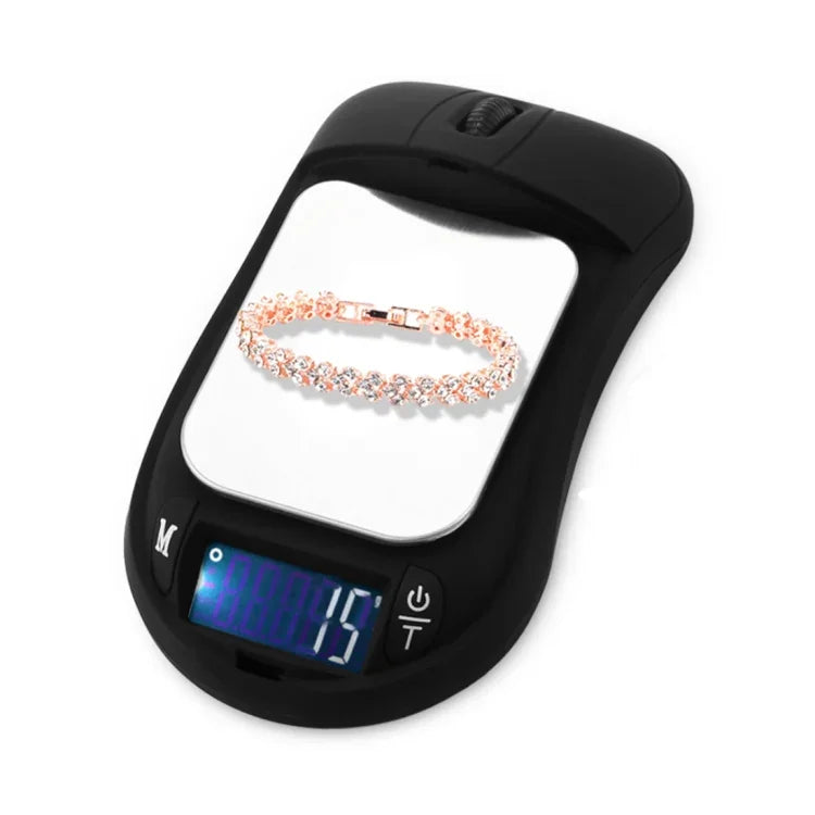 Balance électronique de précision en forme de souris pour bijoux en diamant (0,01g~200g), piles non comprises, souris 200g