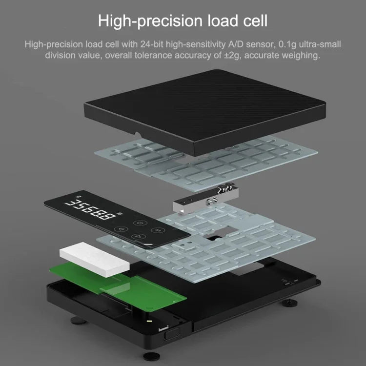 3KG Balance de cuisine numérique électronique LCD haute précision Xiaomi Youpin DUKA ES1, 3KG