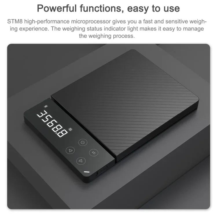 3KG Balance de cuisine numérique électronique LCD haute précision Xiaomi Youpin DUKA ES1, 3KG