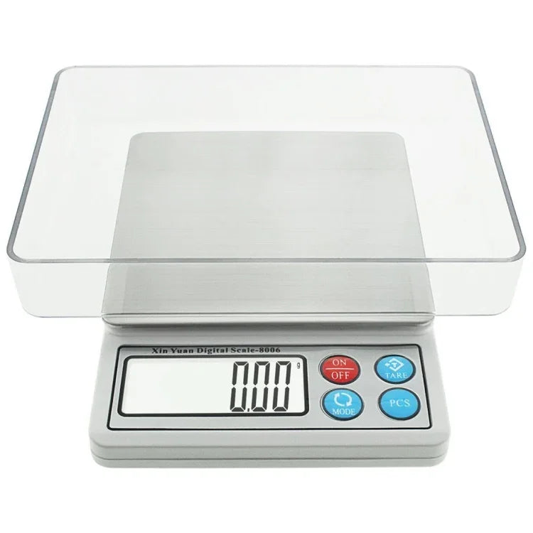XY-8006 600g x 0.01g Balance numérique professionnelle portable pour bijoux en or avec écran LCD de 2,2 pouces, XY-8006 600g x 0.01g