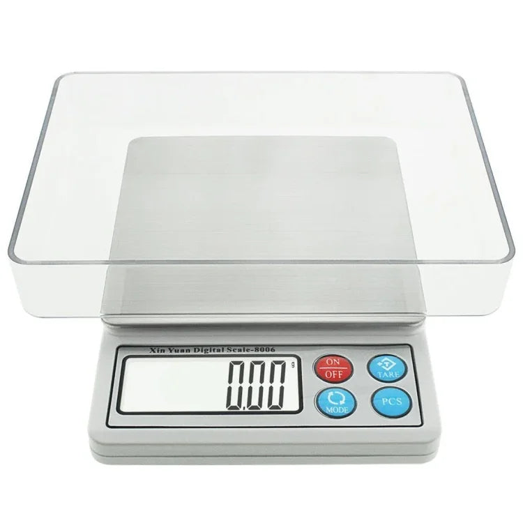 XY-8006 600g x 0.01g Balance numérique professionnelle portable pour bijoux en or avec écran LCD de 2,2 pouces, XY-8006 600g x 0.01g