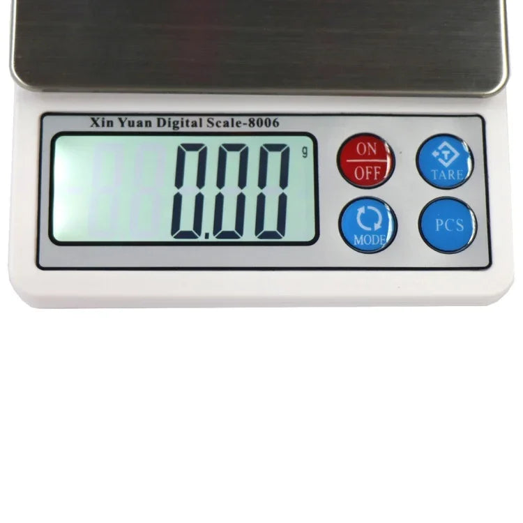 XY-8006 600g x 0.01g Balance numérique professionnelle portable pour bijoux en or avec écran LCD de 2,2 pouces, XY-8006 600g x 0.01g