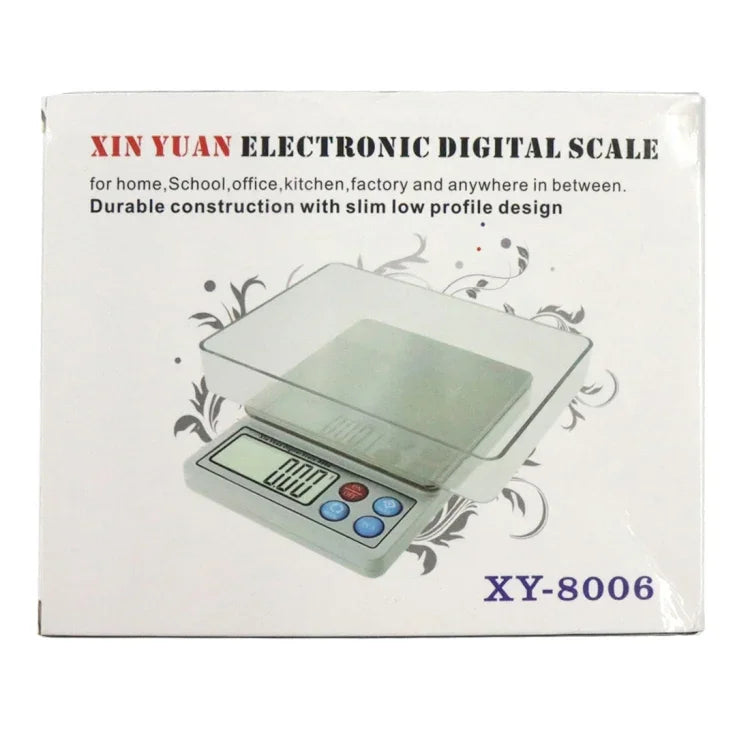 XY-8006 600g x 0.01g Balance numérique professionnelle portable pour bijoux en or avec écran LCD de 2,2 pouces, XY-8006 600g x 0.01g