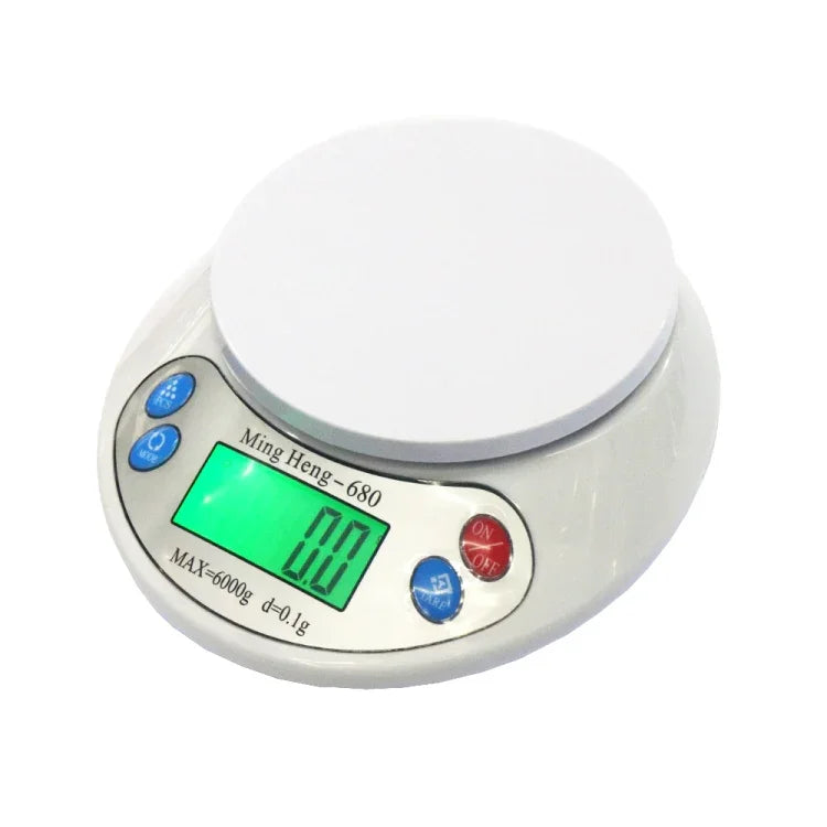 MH-680 Balance de cuisine électronique numérique LCD 2,2 pouces 6000g x 0,1g, MH-680 6kg x 0,1g