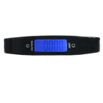 A09 Balance numérique de poche 50kg x 10g pour bagages avec écran LCD de 1,7 pouces, balance à crochet