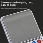 Balance électronique portable de cuisine MH-555 6Kg x 0,1g haute précision avec écran LCD 2,2 pouces, 6000g/0,1g