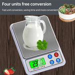 Balance électronique portable de cuisine MH-555 6Kg x 0,1g haute précision avec écran LCD 2,2 pouces, 6000g/0,1g