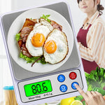 Balance électronique portable de cuisine MH-555 6Kg x 0,1g haute précision avec écran LCD 2,2 pouces, 6000g/0,1g