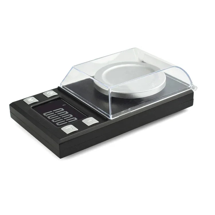 MH-8028 50g x 0,001g Balance de précision numérique électronique portable pour bijoux, diamants, pierres précieuses, avec écran LCD de 1,6 pouces, 50g/0,001g