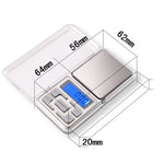 Balance électronique portable de poche MH-100 500g x 0,1g haute précision avec écran LCD 1,6 pouces, 500g/0,1g