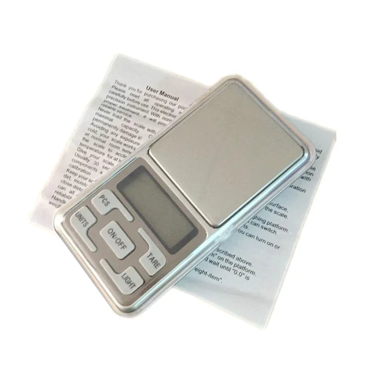 Balance électronique portable de poche MH-100 500g x 0,1g haute précision avec écran LCD 1,6 pouces, 500g/0,1g
