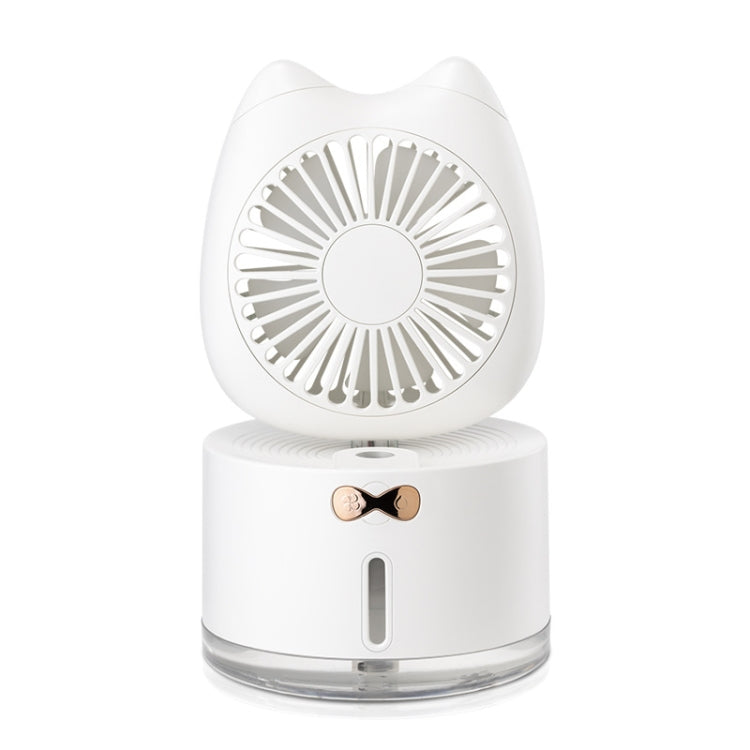 Humidificateur à pulvérisation rechargeable en forme de chat BD-MM1, ventilateur de bureau domestique