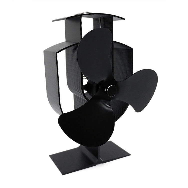 YL401 Ventilateur de Poêle à Bois Alimenté par la Chaleur en Métal Haute Température à 3 Lames, YL401 (Noir), YL401 (Bronze), YL401 (Or), YL401 (Argent), YL401 (Blanc)
