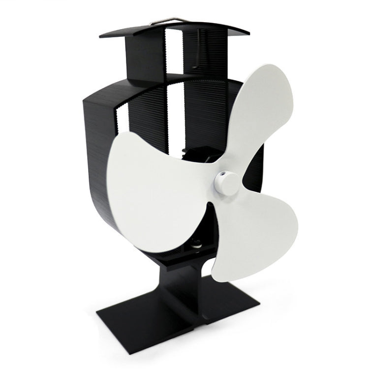 YL401 Ventilateur de Poêle à Bois Alimenté par la Chaleur en Métal Haute Température à 3 Lames, YL401 (Noir), YL401 (Bronze), YL401 (Or), YL401 (Argent), YL401 (Blanc)
