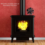 YL602 5-Blade High Temperature Metal Heat Powered Fireplace Stove Fan, YL602 (Grey), YL602 (Gold), YL602 (Rose Red), YL602 (Silver), YL602 (Black), YL602 (Bronze)