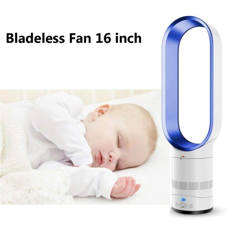 Ventilateur de Bureau Silencieux à Tête Oscillante Télécommandé de 16 pouces Sans Pale