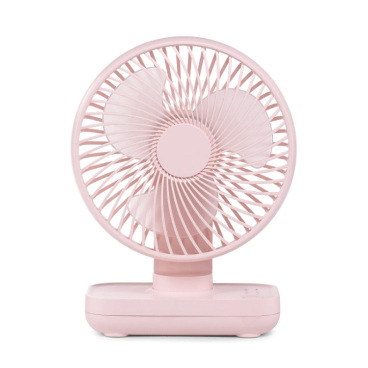 D606 Ventilateur de Bureau Portable Rechargeable USB 4W à Quatre Vitesses Réglables, USB