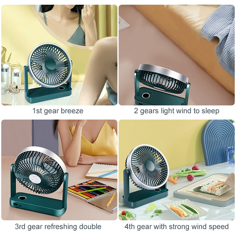 Ventilateur électrique de bureau F701 avec affichage LED