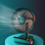 Ventilateur électrique de bureau F702 à oscillation automatique avec affichage LED