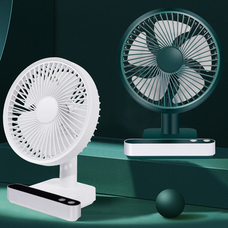 Ventilateur électrique de bureau F702 à oscillation automatique avec affichage LED