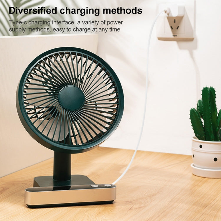 Ventilateur électrique de bureau F702 à oscillation automatique avec affichage LED