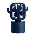 F6 Cactus Mini ventilateur portable USB à tête oscillante Ventilateur électrique de bureau portable