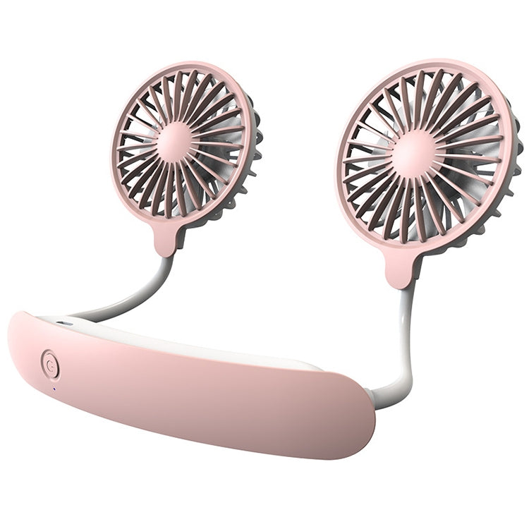F6 Mini ventilateur de cou suspendu extérieur USB rechargeable Ventilateur paresseux compact
