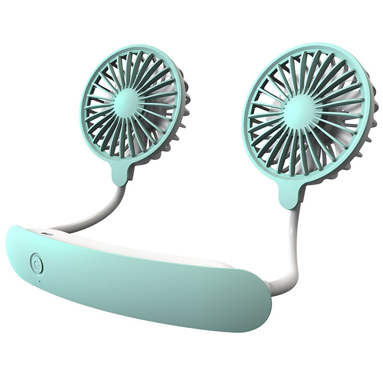 F6 Mini ventilateur de cou suspendu extérieur USB rechargeable Ventilateur paresseux compact