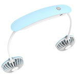 F6 Mini ventilateur de cou suspendu extérieur USB rechargeable Ventilateur paresseux compact