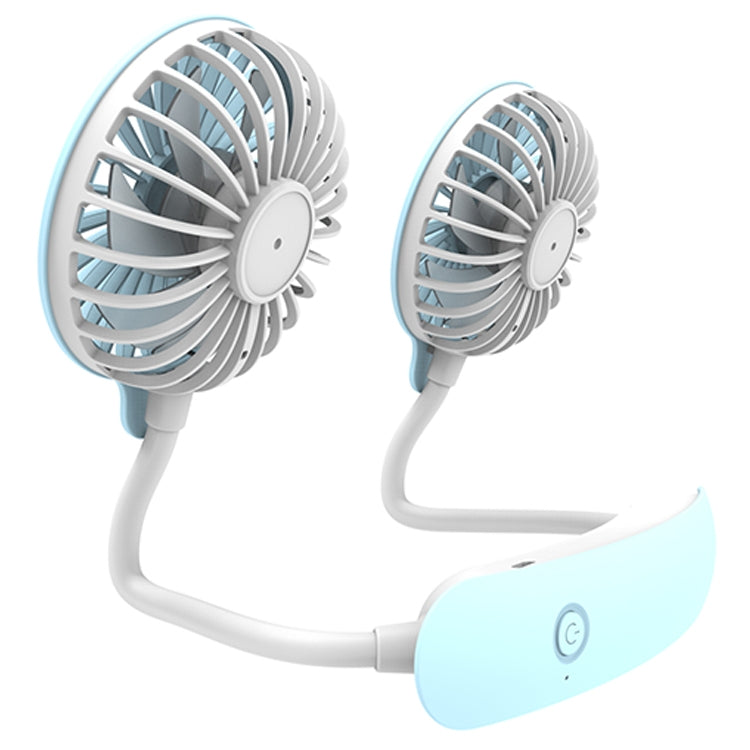 F6 Mini ventilateur de cou suspendu extérieur USB rechargeable Ventilateur paresseux compact