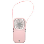 F20 Ventilateur à main plaqué électro Portable de bureau pliable silencieux USB Ventilateur de cou suspendu, F20 (Rose), F20 (Vert), F20 (Bleu), F20 (Blanc)
