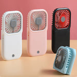 F20 Ventilateur à main plaqué électro Portable de bureau pliable silencieux USB Ventilateur de cou suspendu, F20 (Rose), F20 (Vert), F20 (Bleu), F20 (Blanc)