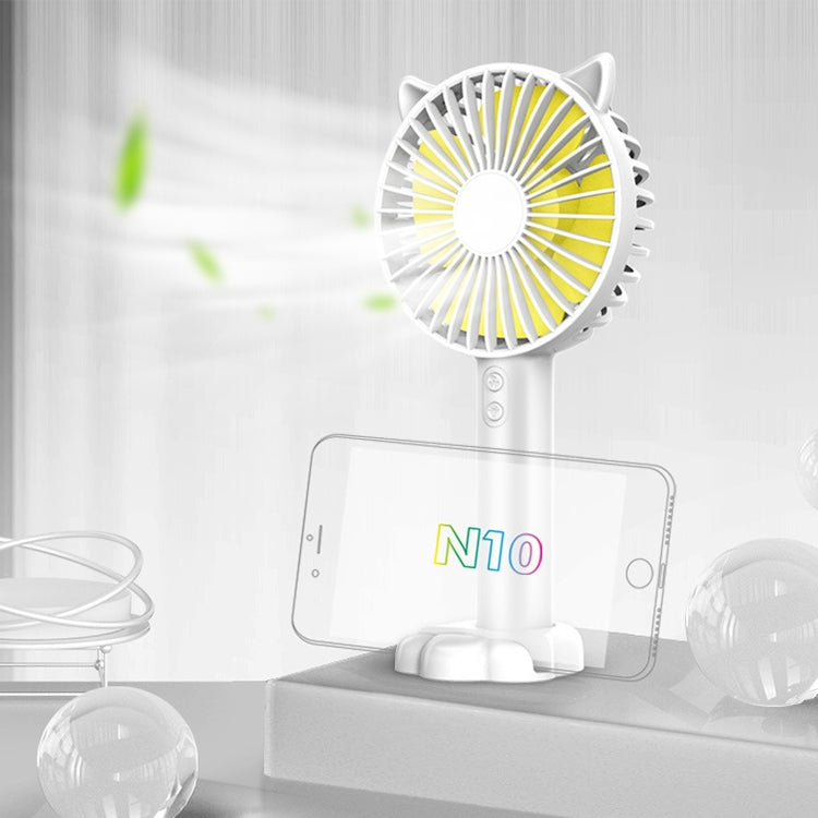 Ventilateur électrique portable et de bureau multifonction N10, avec 3 vitesses