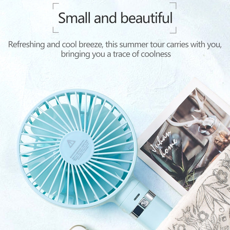 Ventilateur électrique portable pliable S2, avec 3 vitesses et lumière de nuit