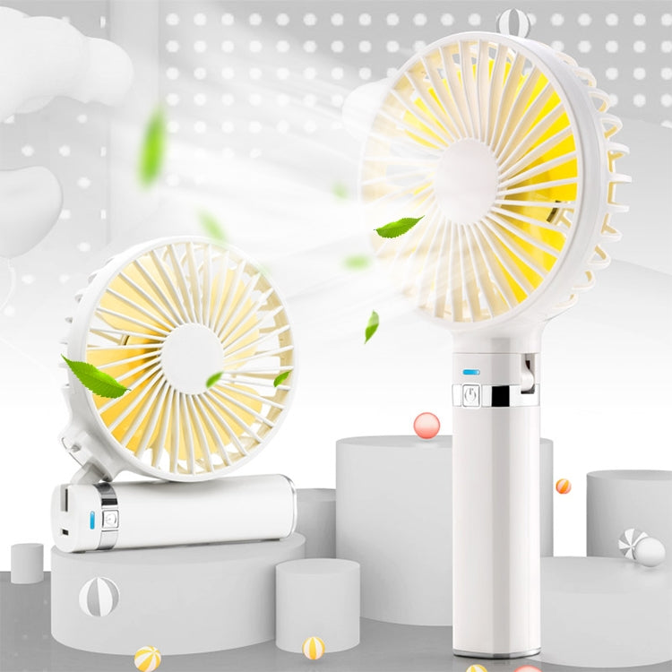 Ventilateur électrique portable pliable S2, avec 3 vitesses et lumière de nuit