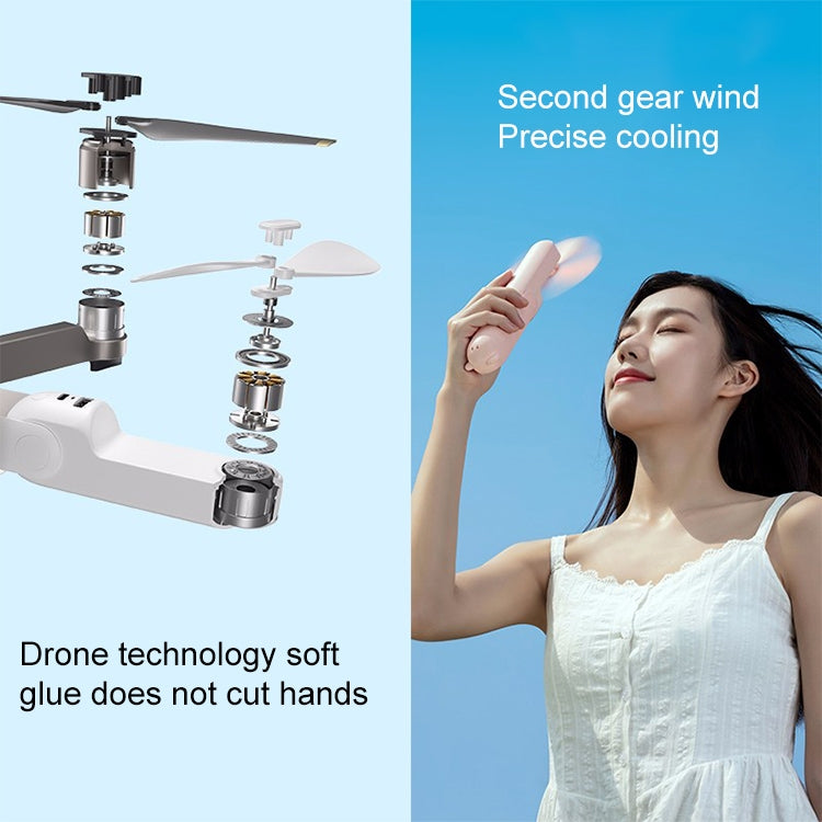 Xiaomi Youpin JISULIFE F8 Mini ventilateur multifonctionnel pliable, F8 V