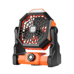 Ventilateur portable d'extérieur X3, rechargeable par USB, avec éclairage LED nocturne