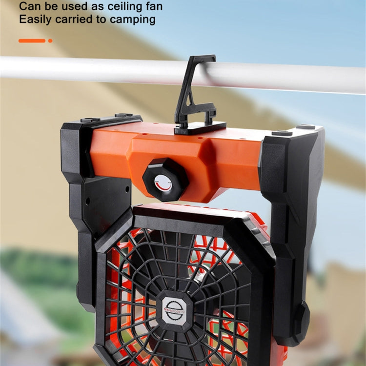 Ventilateur portable d'extérieur X3, rechargeable par USB, avec éclairage LED nocturne