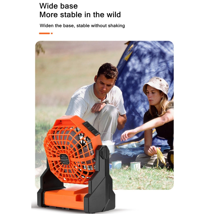 Ventilateur portable d'extérieur X3, rechargeable par USB, avec éclairage LED nocturne