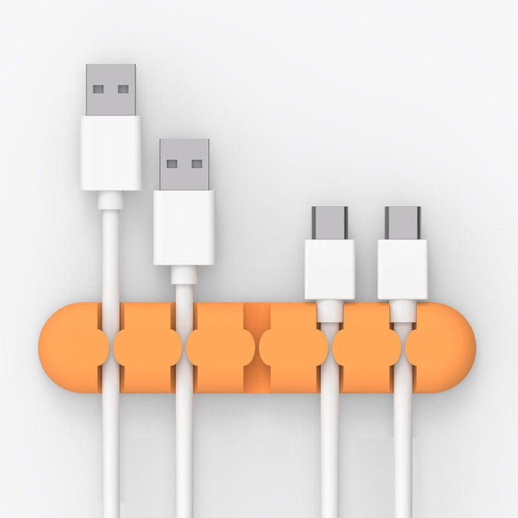 ORICO CBS5 Fixe-câble de bureau en silicone, taille : 9,6 x 2 x 1,2 cm