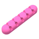 ORICO CBS5 Fixe-câble de bureau en silicone, taille : 9,6 x 2 x 1,2 cm
