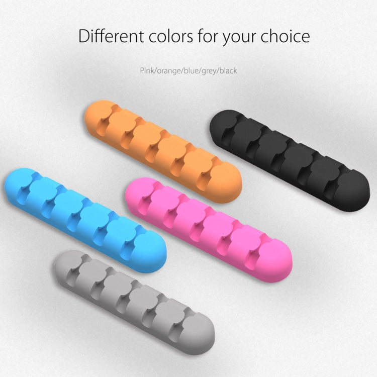 ORICO CBS5 Fixe-câble de bureau en silicone, taille : 9,6 x 2 x 1,2 cm