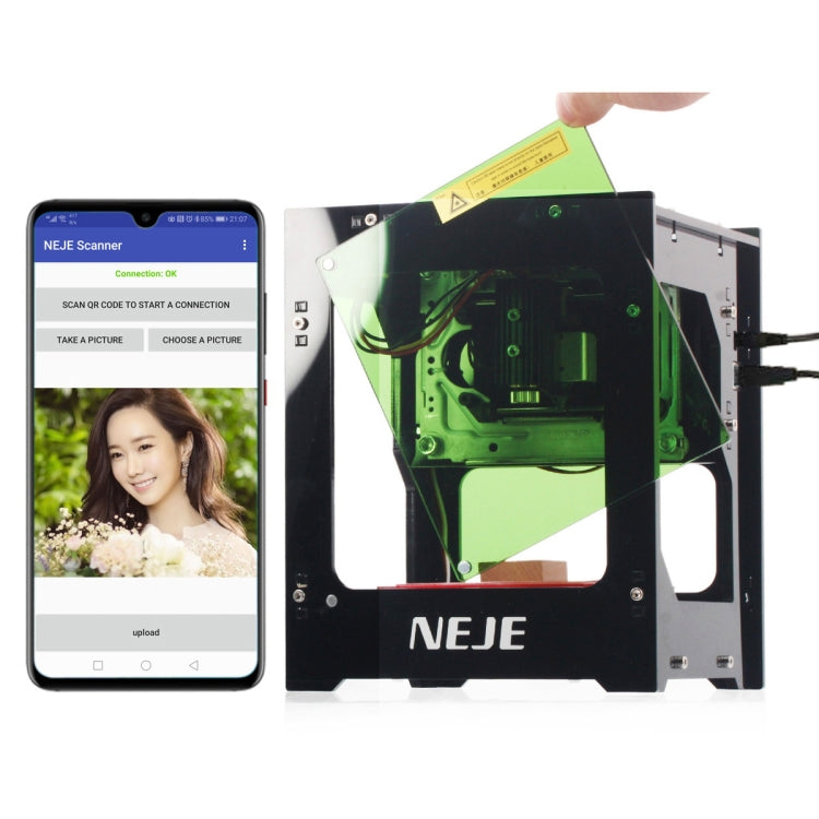 NEJE KZ Graveur Laser Bluetooth USB de 3000mW pour Bricolage