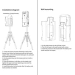 YAD-001 Thermomètre infrarouge + distributeur de stérilisation à capteur infrarouge automatique avec support trépied, YAD-001