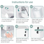 Distributeur automatique sans contact à capteur infrarouge 1200ML pour spray de stérilisation